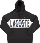 Толстовка Supreme x Lacoste Logo Panel Hooded Sweatshirt 'Black', черный - фото 2