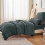 Комплект постельного белья RUIKASI, 2 предмета, 140х200/80x80, антрацит - фото 5