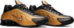 Кроссовки Nike Shox R4 'Metallic Gold', золотой - фото 9