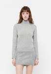 Джемпер pure cashmere SIMPLE HIGH NECK SWEATER, Light Grey - фото