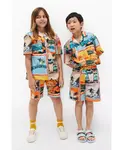 Рубашка с тропическими принтами Boys's Tropical postcards Desigual, мультиколор - фото 2
