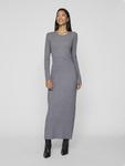 Платье до колена Vila, средний серый меланж - фото 3