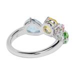 Кольцо Gema Swarovski, серебряный - фото 7