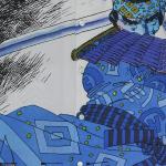 Рубашка Supreme Ronin Silk Short-Sleeve Shirt 'Blue', синий - фото 4