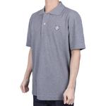 Maison Kitsuné Bold Fox Head Patch Polo Shirt Maison Kitsune, серый - фото 3