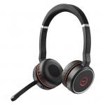 Беспроводная гарнитура Jabra Evolve 75 (с подставкой для зарядки), черный - фото