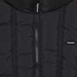 Пуховик Supreme Flannel Reversible Puffer Jacket 'Black', черный - фото 5