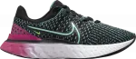 Кроссовки Nike Wmns React Infinity Run Flyknit 3 'Black Pink Prime Dynamic Turquoise', черный - фото