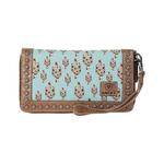 Кошелек-клатч Ariat Cactus Cruiser, бирюзовый - фото