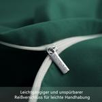 Комплект постельного белья RUIKASI, 4 предмета, 135х200/80x80, темно-зеленый - фото 7