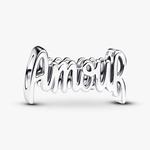 Шарм Pandora Amour Script, серебро - фото
