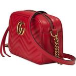 Сумка Gucci GG Marmont Matelasse Small, красный - фото 4