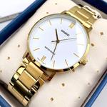 Часы CASIO Waterproof White Watch Dial White Analog, белый - фото 2