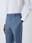 Брюки Thurlow Regular Fit из шерсти Sharkskin John Lewis, Light Blue - фото 5