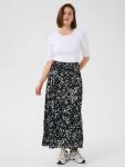 Beathe Abstract миди-юбка KAFFE, Black/Multi - фото 3