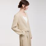 ELLE Кроп-пальто Women's Camel - фото 7