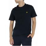 Футболка мужская Lyle & Scott хлопковая однотонная, темно-синий - фото