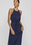 Платье макси VIFALIA BELTED VILA, темно-синий - фото 5