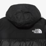 Женская куртка The North Face Nuptse On Ball, черный/белый - фото 3