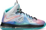 Кроссовки Nike LeBron 10 'Pure Platinum', серебряный - фото