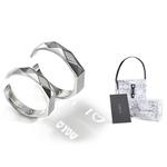 KADER Серебряное кольцо S925 унисекс серебристо-белое - фото 11