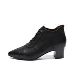 ZHR Ботильоны женские, черно-коричневые - фото