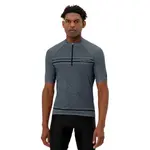 Джерси с коротким рукавом VAUDE Posta Half Zip LE II, серый - фото