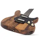Совершенно новая гитара Schecter Sun Valley Super Shredder Hardtail из экзотического черного лимбы - фото 2