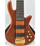 Совершенно новый бас-гитар Schecter Stiletto Studio-6, цвет Honey Satin - фото 5