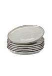 Набор тарелок из 6 шт. Biarré серый Loberon, серый - фото