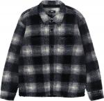 Рубашка Stussy Plaid Sherpa Shirt 'Black', черный - фото