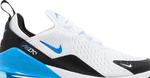 Кроссовки Nike Air Max 270 GS 'White Signal Blue', белый - фото 3