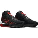 Кроссовки Nike LeBron 17 EP 'Infrared VI', красный/черный - фото 2