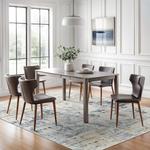 Ковер Soalmost Washable для гостиной, 275х183 см, синий/жёлтый - фото 2