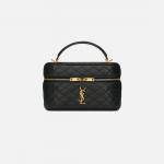 Сумка Saint Laurent Mini Gaby Vanity, черный - фото 3