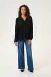 Блузка Kaffe Blouse Amber, черный - фото 3