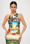 Платье Alice + Olivia PANIA RACER NECK, Island Dreams/Multi-Coloured - фото 5