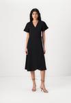Платье ONLY ONLCALI MIDI WRAP DRESS, Black - фото