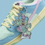 Кроссовки детские Nike SB Dunk Low Pro x Verdy 'Visty', голубой/зеленый - фото 2