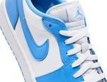 Бутсы Air Jordan 1 Low Golf UNC, белый - фото 10