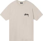 Футболка Stussy Fuzzy Dice Tee 'Smoke', кремовый - фото 2