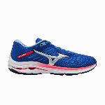Кроссовки Mizuno Wmns Wave Rider 24 'Blue Diva Pink', синий - фото