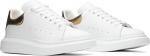 Кроссовки Alexander McQueen Oversized Sneaker White Gold, белый - фото 8