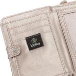 Кошелек Kipling Women's Money Love Zip Closure, серебристый - фото 3