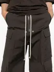 Брюки карго с кулиской Rick Owens, коричневый - фото 5
