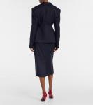 Шерстяной блейзер Stella McCartney, темно-синий - фото 3