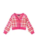 Кардиган в клетку - для детей постарше Andy & Evan, розовый - фото
