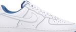 Кроссовки Nike Air Force 1 '07 'Contrast Stitch - White Game Royal', белый - фото 3