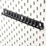 Вешалка с крючками Ikea Skadis, черный - фото 2