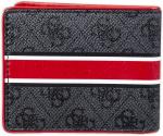 Кошелек Guess Men's, Charcoal/Red - фото 3